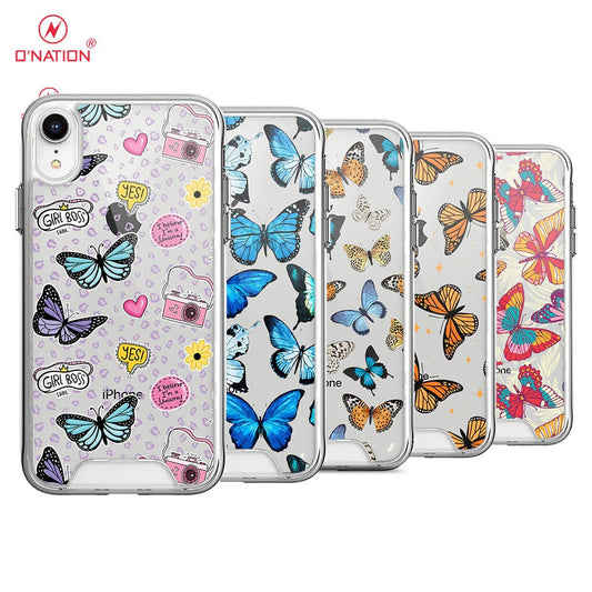 iPhone XR Cover - O'Nation Butterfly Dreams Series - 9 Designs - Clear Phone Case - Soft Silicon Borders U12