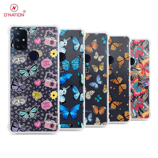 OnePlus Nord N10 Cover - O'Nation Butterfly Dreams Series - 9 Designs - Clear Phone Case - Soft Silicon Borders