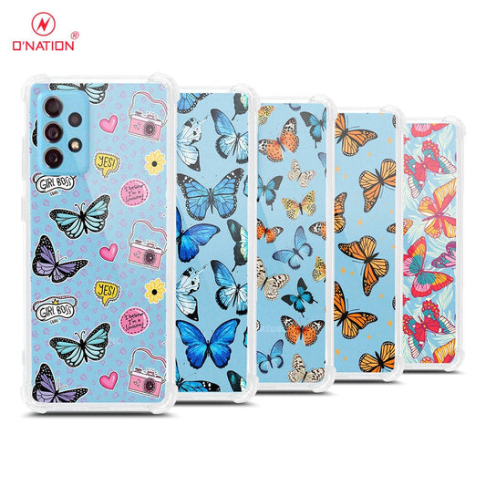 Samsung Galaxy A52s 5G Cover - O'Nation Butterfly Dreams Series - 9 Designs - Clear Phone Case - Soft Silicon Borders