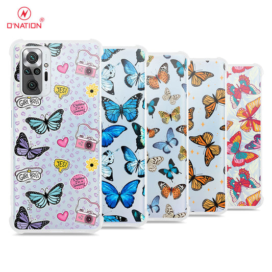 Xiaomi Redmi Note 10 Pro Max Cover - O'Nation Butterfly Dreams Series - 9 Designs - Clear Phone Case - Soft Silicon Borders