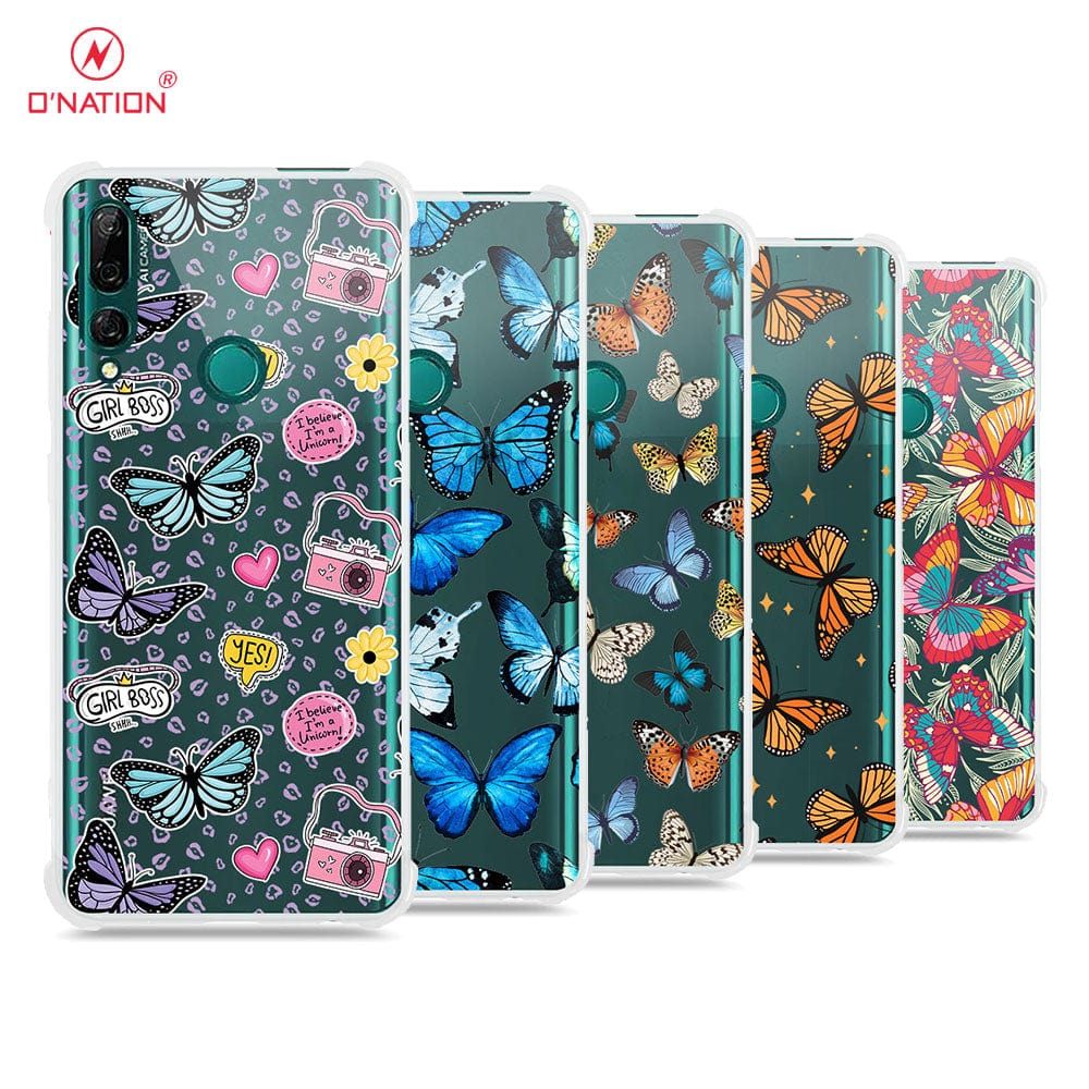 Huawei Y9 Prime 2019 Cover - O'Nation Butterfly Dreams Series - 9 Designs - Clear Phone Case - Soft Silicon Borders