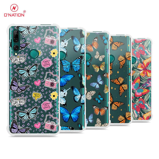 Huawei Y9 Prime 2019 Cover - O'Nation Butterfly Dreams Series - 9 Designs - Clear Phone Case - Soft Silicon Borders