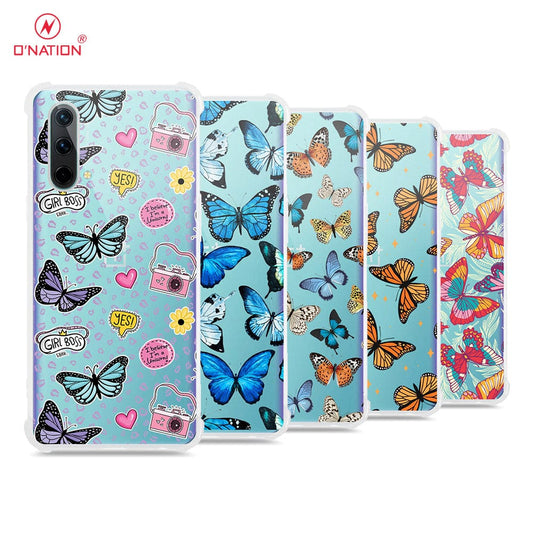 OnePlus Nord CE 5G Cover - O'Nation Butterfly Dreams Series - 9 Designs - Clear Phone Case - Soft Silicon Borders