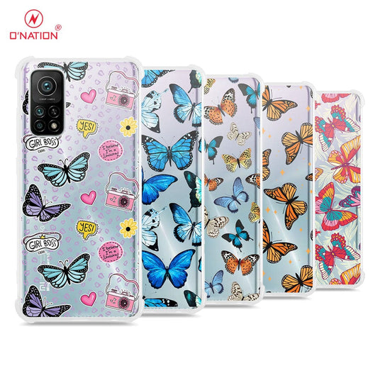 Xiaomi MI 10T Cover - O'Nation Butterfly Dreams Series - 9 Designs - Clear Phone Case - Soft Silicon Borders