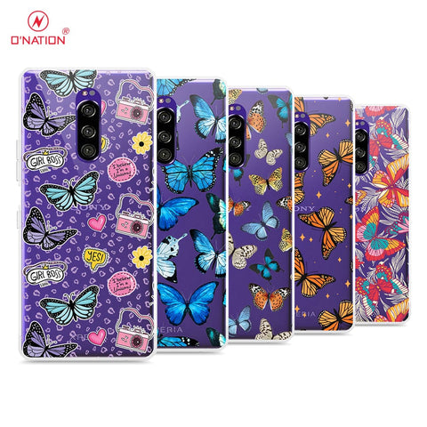 Sony Xperia XZ4 Cover - O'Nation Butterfly Dreams Series - 9 Designs - Clear Phone Case - Soft Silicon Borders