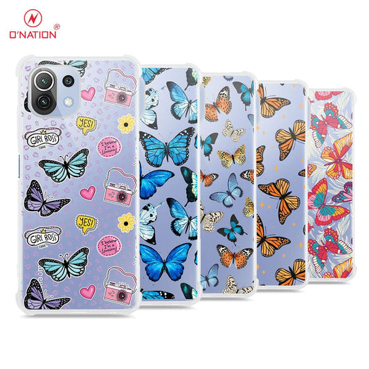 Xiaomi Mi 11 Lite Cover - O'Nation Butterfly Dreams Series - 9 Designs - Clear Phone Case - Soft Silicon Bordersx