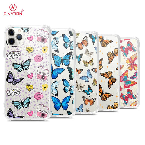 iPhone 11 Pro Max Cover - O'Nation Butterfly Dreams Series - 9 Designs - Clear Phone Case - Soft Silicon Borders