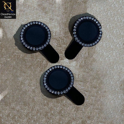 iPhone 12 Pro Max - New Girlish Diamond Rhinestones Inlaid Camera Lens Rings Protector