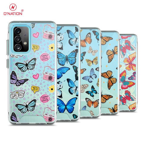 Samsung Galaxy A52s 5G Cover - O'Nation Butterfly Dreams Series - 9 Designs - Clear Phone Case - Soft Silicon Borders