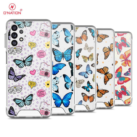 Samsung Galaxy A32 Cover - O'Nation Butterfly Dreams Series - 9 Designs - Clear Phone Case - Soft Silicon Borders