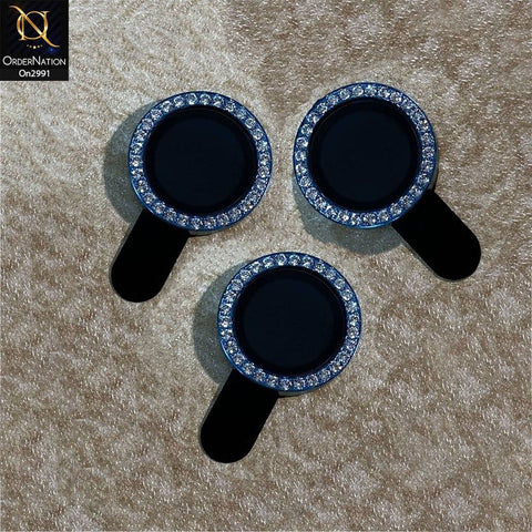 iPhone 12 Pro Max - New Girlish Diamond Rhinestones Inlaid Camera Lens Rings Protector