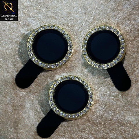 iPhone 14 Pro Max Camera Protector - New Girlish Diamond Rhinestones Inlaid Camera Lens Rings Protector