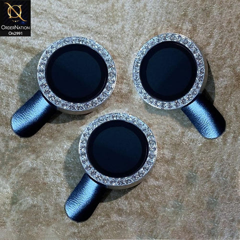 iPhone 14 Pro Max Camera Protector - New Girlish Diamond Rhinestones Inlaid Camera Lens Rings Protector