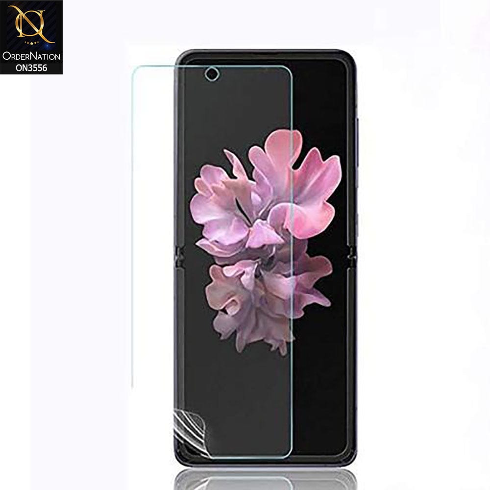 Samsung Galaxy Z Flip 4 5G Protector - 360° Transparent Unbreakable Protective Film Sticker Cover only Front Screen