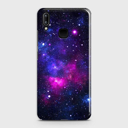 Vivo V11i Cover - Dark Galaxy Stars Modern Printed Hard Case with Life Time Colors Guarantee