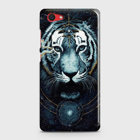 Vivo Y71 Cover - Vintage Galaxy Tiger Printed Hard Case with Life Time Colors Guarantee