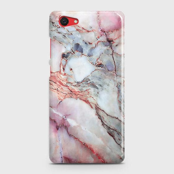 Vivo Y71 Cover - Violet Sky Marble Trendy Printed Hard Case with Life Time Colors Guarantee