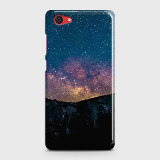 Vivo Y71 Cover - Matte Finish - Embrace Dark Galaxy  Trendy Printed Hard Case with Life Time Colors Guarantee