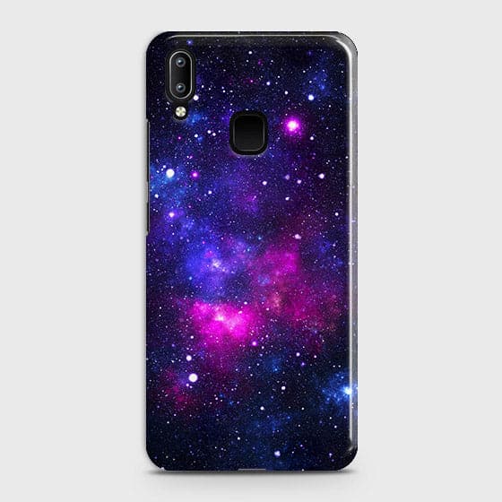 Vivo Y95 Cover - Dark Galaxy Stars Modern Printed Hard Case with Life Time Colors Guarantee