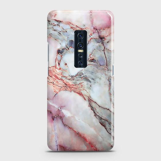 Vivo V17 Pro Cover - Violet Sky Marble Trendy Printed Hard Case with Life Time Colors Guarantee