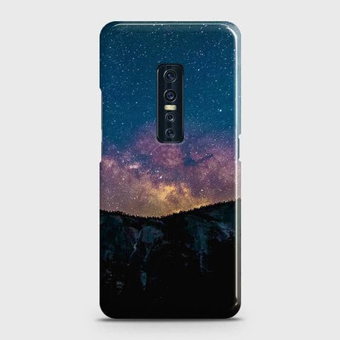 Vivo V17 Pro Cover - Matte Finish - Embrace Dark Galaxy  Trendy Printed Hard Case with Life Time Colors Guarantee
