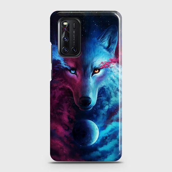 Vivo V19 Cover - Infinity Wolf Trendy Printed Hard Case with Life Time Colors Guarantee