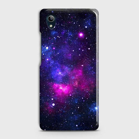 Vivo Y1s Cover - Dark Galaxy Stars Modern Printed Hard Case with Life Time Colors Guarantee