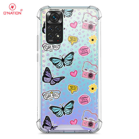 Xiaomi Redmi Note 11E Pro Cover - O'Nation Butterfly Dreams Series - 9 Designs - Clear Phone Case - Soft Silicon Borders