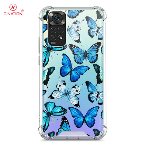 Xiaomi Redmi Note 11 Cover - O'Nation Butterfly Dreams Series - 9 Designs - Clear Phone Case - Soft Silicon Borders