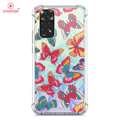 Xiaomi Redmi Note 11 Cover - O'Nation Butterfly Dreams Series - 9 Designs - Clear Phone Case - Soft Silicon Borders
