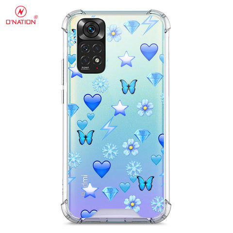 Xiaomi Redmi Note 11 Cover - O'Nation Butterfly Dreams Series - 9 Designs - Clear Phone Case - Soft Silicon Borders
