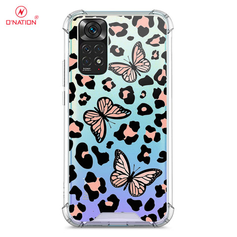 Xiaomi Redmi Note 11 Cover - O'Nation Butterfly Dreams Series - 9 Designs - Clear Phone Case - Soft Silicon Borders