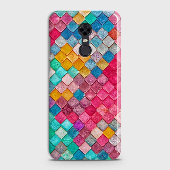 Xiaomi Redmi 5 Cover - Chic Colorful Mermaid Printed Hard Case with Life Time Colors Guarantee
