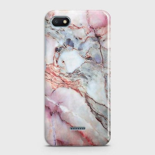 Xiaomi Redmi 6A Cover - Violet Sky Marble Trendy Printed Hard Case with Life Time Colors Guarantee