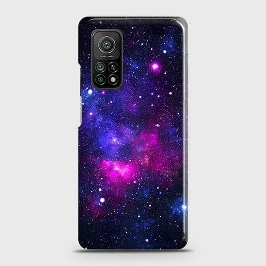Xiaomi Mi 10T Cover - Dark Galaxy Stars Modern Printed Hard Case with Life Time Colors Guarantee(B47)