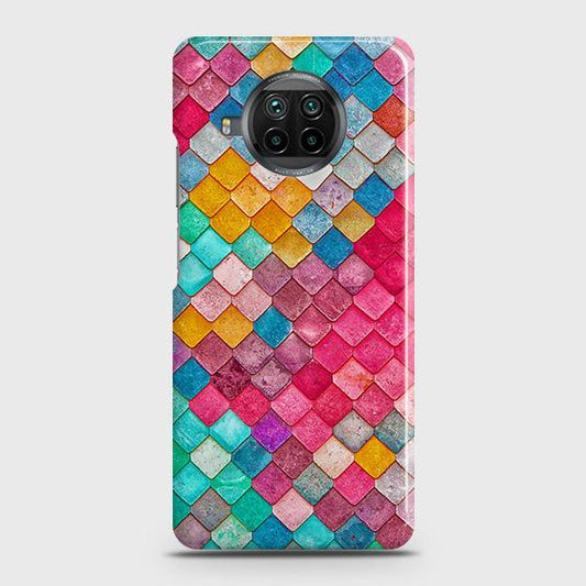 Xiaomi Mi 10T Lite Cover - Chic Colorful Mermaid Printed Hard Case with Life Time Colors Guarantee