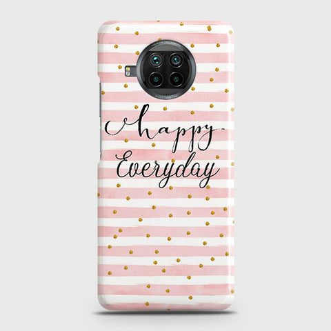 Xiaomi Mi 10T Lite Cover - Trendy Happy Everyday Printed Hard Case with Life Time Colors Guarantee