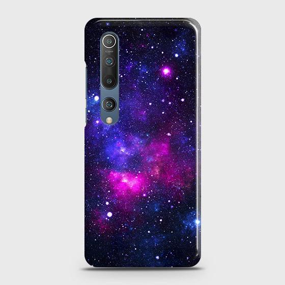 Xiaomi Mi 10 Cover - Dark Galaxy Stars Modern Printed Hard Case with Life Time Colors Guarantee b45
