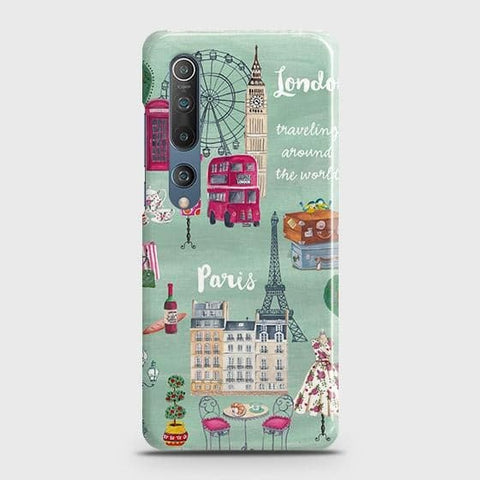 Xiaomi Mi 10 Cover - Matte Finish - London, Paris, New York ModernPrinted Hard Case with Life Time Colors Guarantee