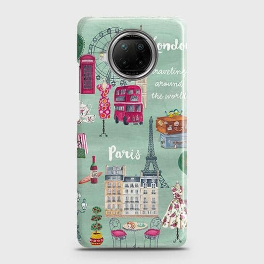 Xiaomi Mi 10i Cover - Matte Finish - London, Paris, New York ModernPrinted Hard Case with Life Time Colors Guarantee
