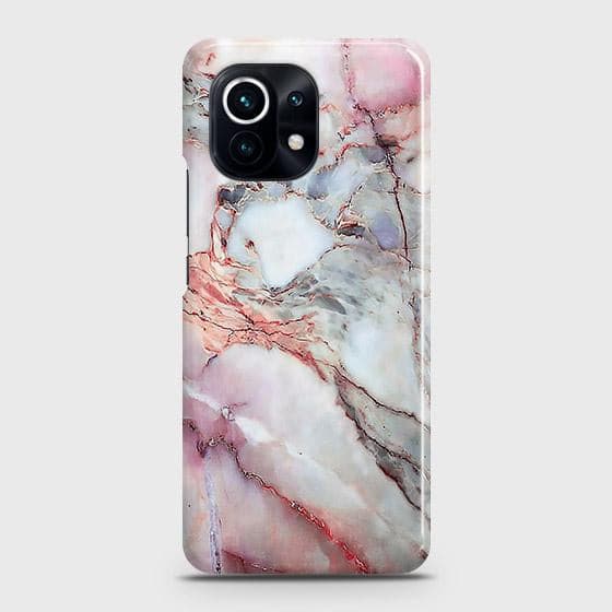 Xiaomi Mi 11 Lite Cover - Violet Sky Marble Trendy Printed Hard Case with Life Time Colors Guarantee