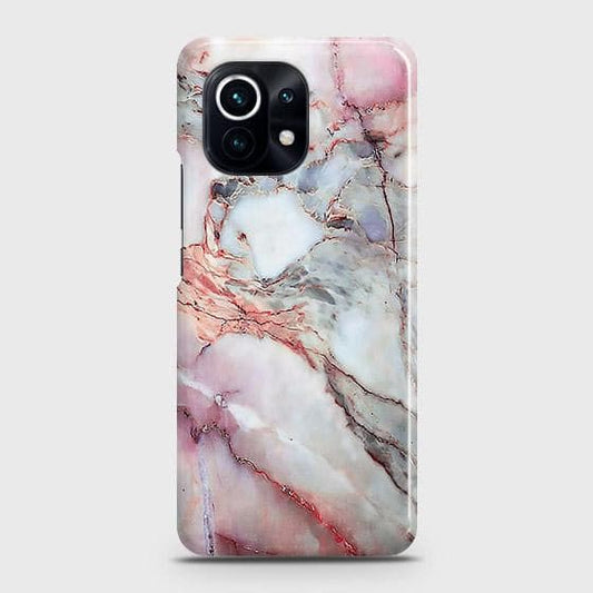 Xiaomi Mi 11 Lite Cover - Violet Sky Marble Trendy Printed Hard Case with Life Time Colors Guarantee