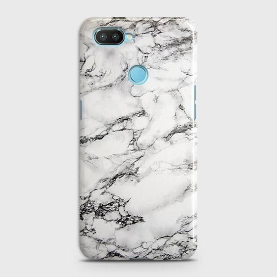 Xiaomi Mi 8 Lite Cover - Matte Finish - Trendy Mysterious White Marble Printed Hard Case with Life Time Colors Guarantee