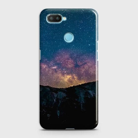 Xiaomi Mi 8 Lite Cover - Matte Finish - Embrace Dark Galaxy  Trendy Printed Hard Case with Life Time Colors Guarantee