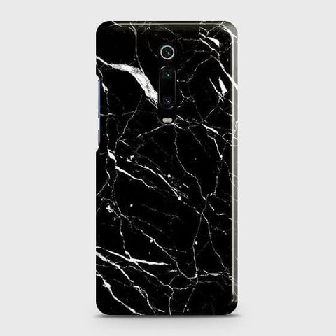 Xiaomi Mi 9T Cover - Trendy Black Marble Printed Hard Case with Life Time Colors Guarantee (Fast Delivery)(FS)