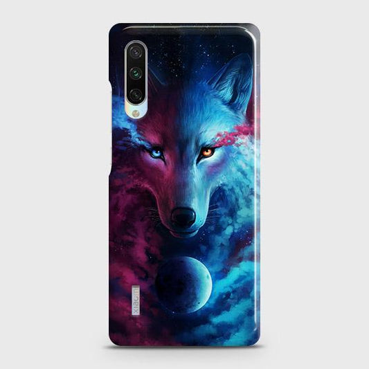 Xiaomi Mi A3 Cover - Infinity Wolf Trendy Printed Hard Case with Life Time Colors Guarante