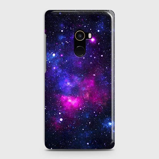 Xiaomi Mi Mix 2 Cover - Dark Galaxy Stars Modern Printed Hard Case with Life Time Colors Guarantee