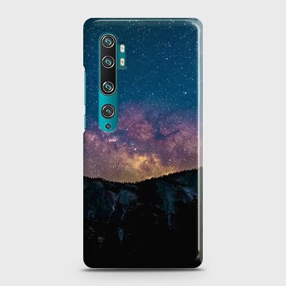 Xiaomi Mi Note 10 Cover - Matte Finish - Embrace Dark Galaxy  Trendy Printed Hard Case with Life Time Colors Guarantee