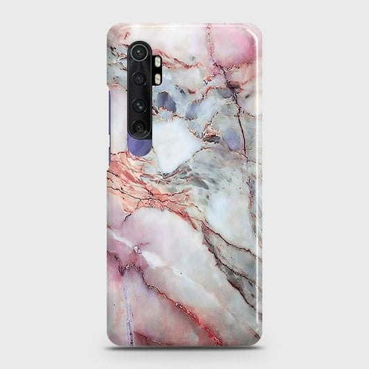 Xiaomi Mi Note 10 Lite Cover ( Some Extra Space in Camera Hole) - Violet Sky Marble Trendy Printed Hard Case with Life Time Colors Guarantee B84