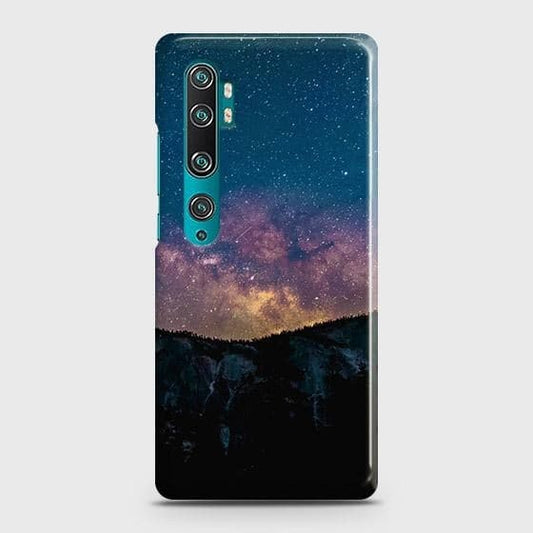 Xiaomi Mi Note 10 Pro Cover - Matte Finish - Embrace Dark Galaxy  Trendy Printed Hard Case with Life Time Colors Guarantee